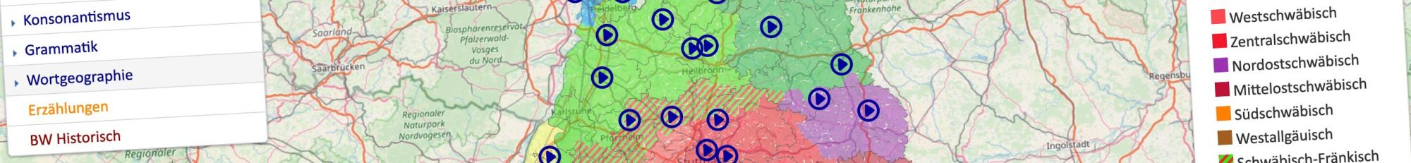 Sprechender Sprachatlas von Baden-Württemberg
